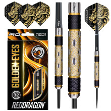 RED DRAGON Golden Eye 32g Tungsten Darts Set with Flights and Stems