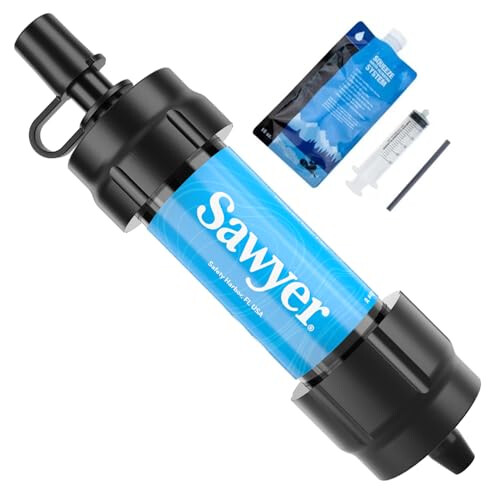 Sawyer Sawyer Products SP128 Mini Water Filtration System, Single, Blue