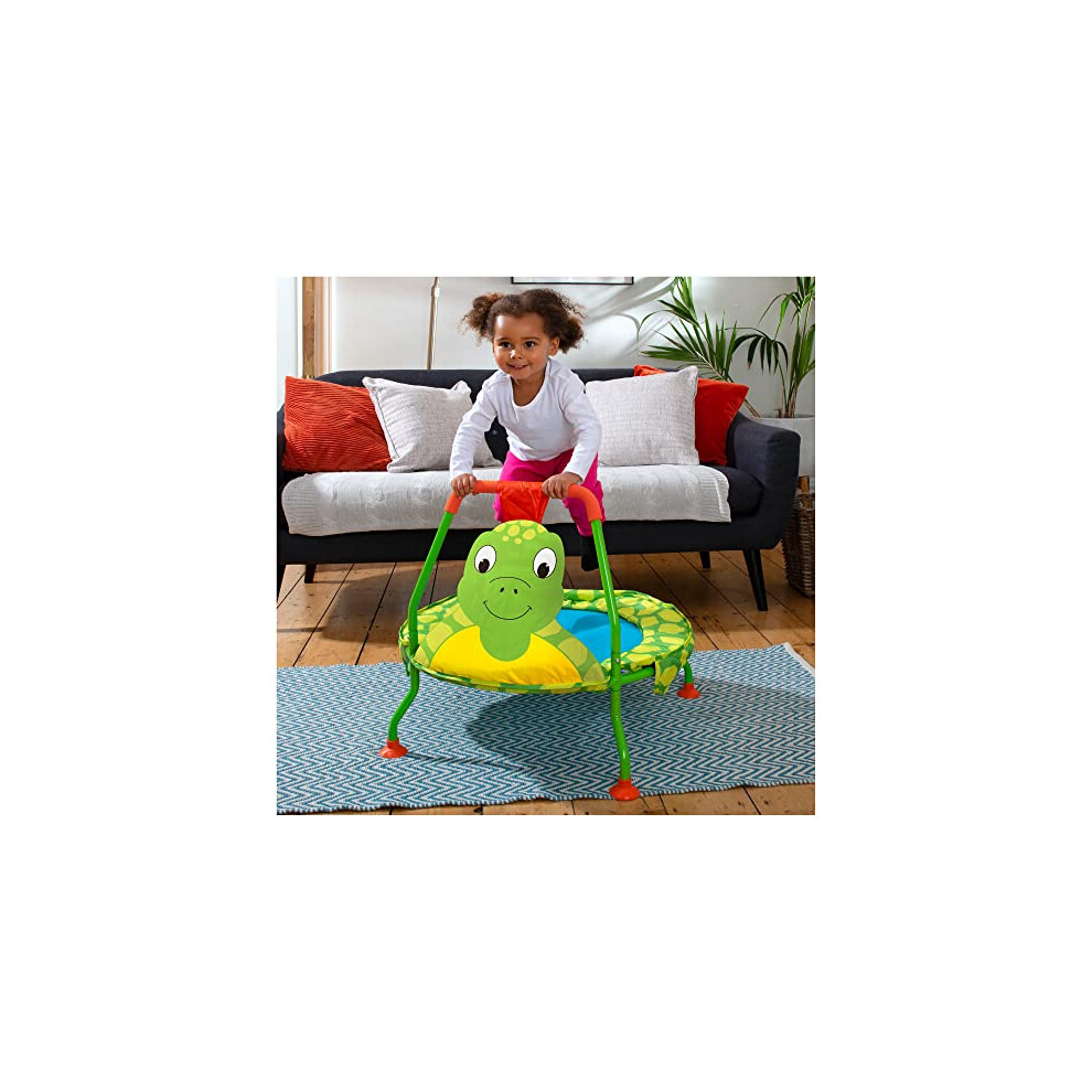 Galt Nursery Trampoline Turtle Toddlers Trampoline Encourages Childrens Active Play Indoor and Outdoor Mini Kids Trampoline Durable Frame Easy on OnBuy