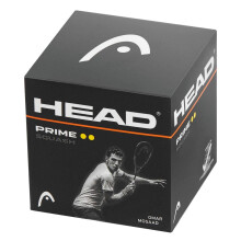 HEAD Prime Squash Ball, Black, 12 Balls