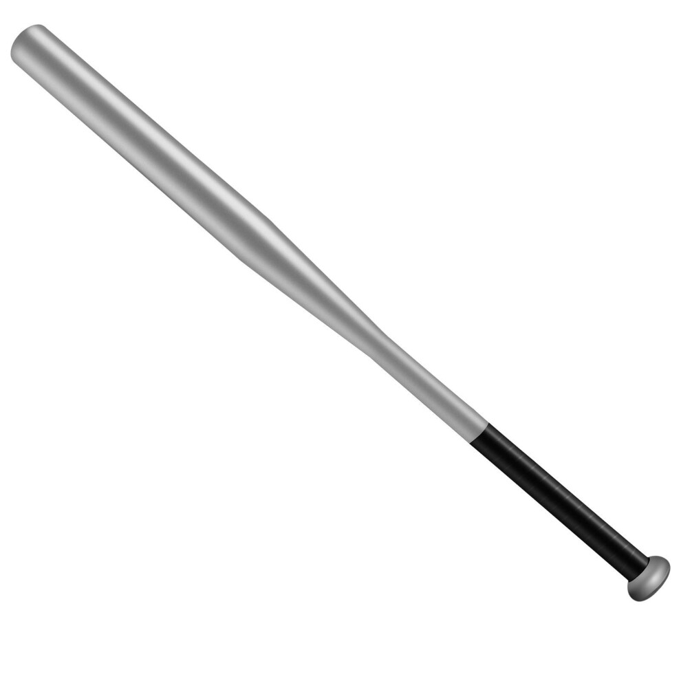 Tuggui Baseball Bat Steel 32 Inch with Carrying Bag (silver, 32'')