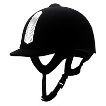 Manken Equestrian Helmet Velvet Horse Riding Hat Sport Helmets with CE Certification for Men Women Children (56cm)