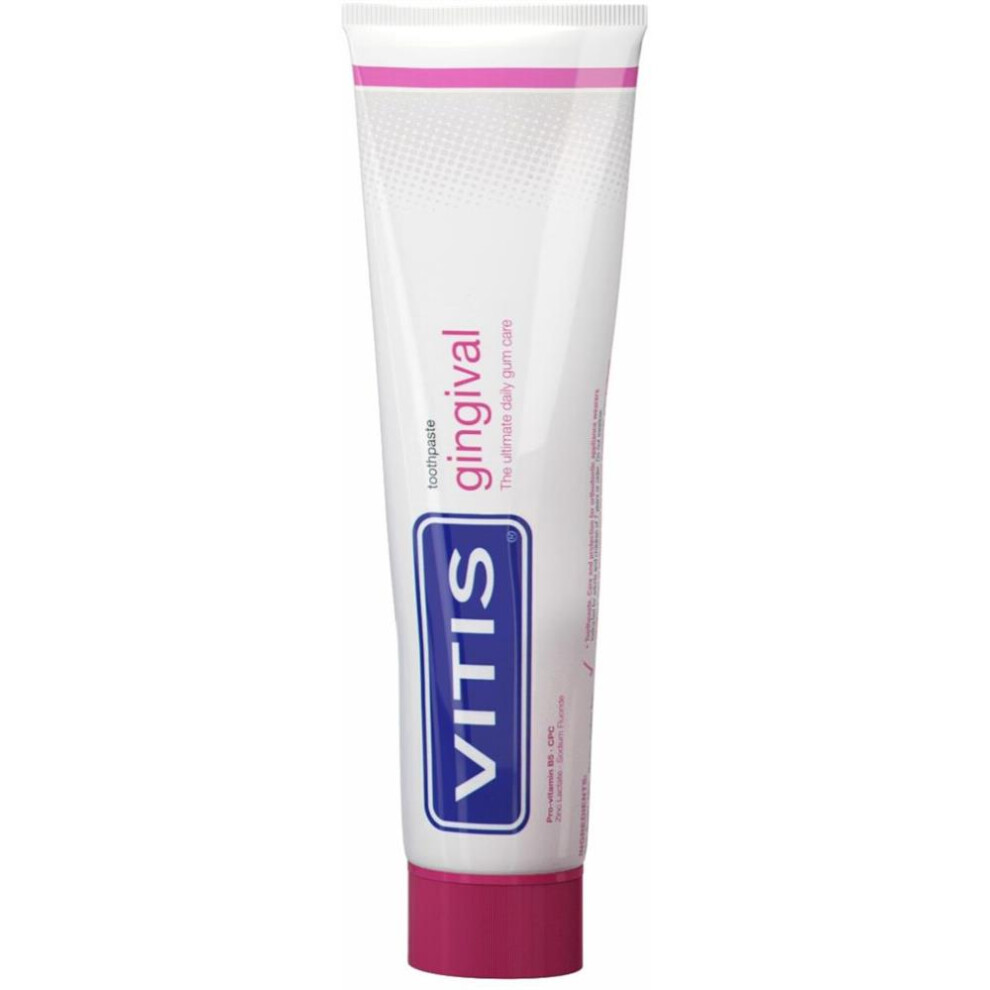 Vitis Gingival Toothpaste, Anti-septic, Eliminating Bacteria, Reduces Gum Inflammation, Reduces Gum Inflammation, 100ml