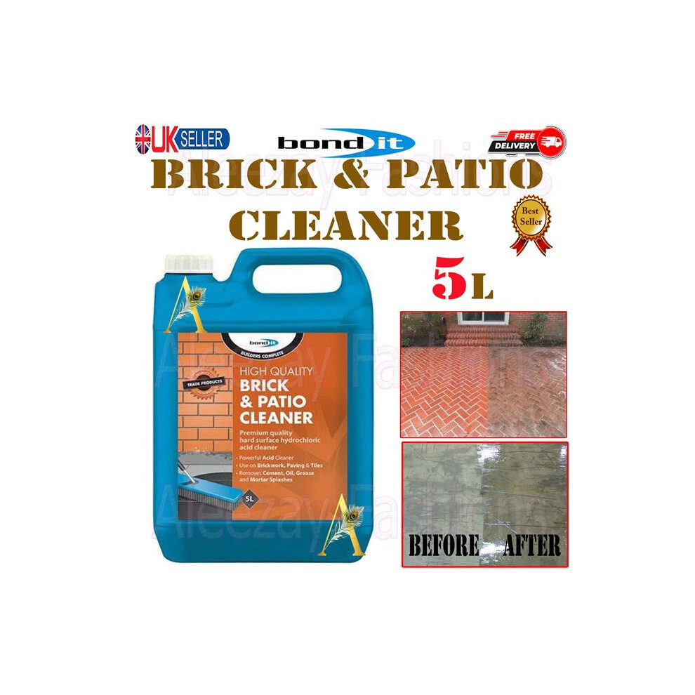 Bond it Brick & Patio Acid Cleaner Mortar Oil - 5L