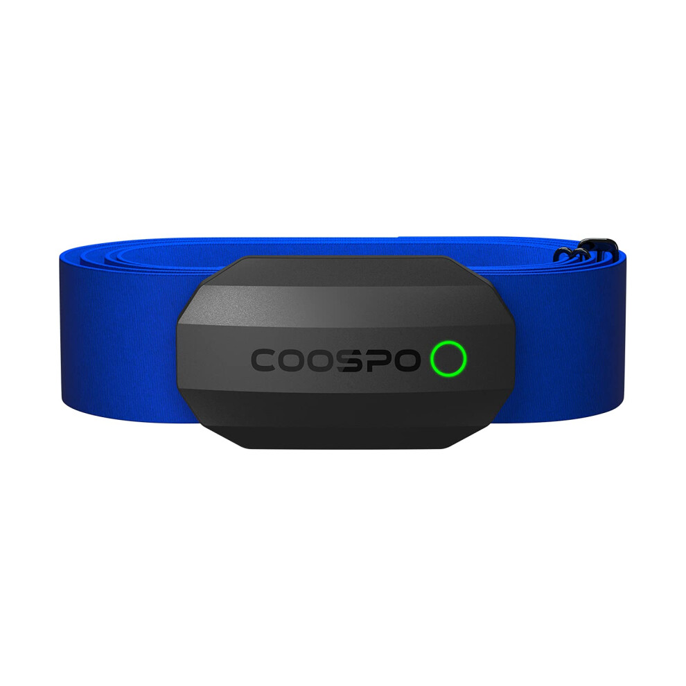 Coospo Heart Rate Monitor Chest Strap,Bluetooth Ant+ Chest Hrm For Running Cycling Gym Fitness, Heart Rate Monitors Ip67 Waterproof Compatible With