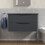 NES Home Nes Home Grey 800mm Bathroom Wall Hung Vanity With Worktop 4