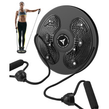Breaking Limits Waist Whisper - Waist Twisting Disc - Waist Whisperer Twisting Board - Body Shaping Sculptor Exercise Disc with Handles - Twist Board