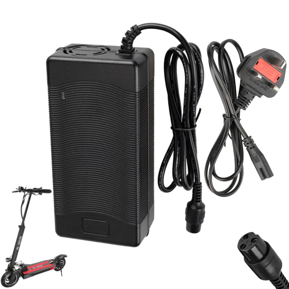 VOLOHAS 54.6V 2A Electric Scooter Charger for Kugoo M4/M4 Pro 48V 2A Lithium Battery Charger Adapter for Hitway H5/H5 Pro Battery Charger DC Fast