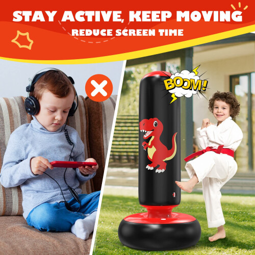 Karate Kid: Legends Kids Punching Toy 66 Inch Inflatable Kids