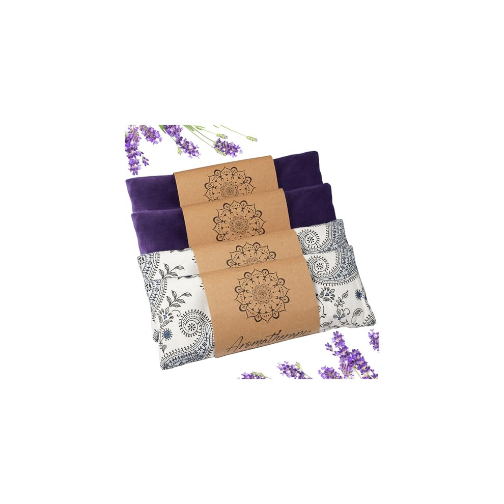 Hihealer Lavender Eye Pillow Yoga Meditation Accessories Aromatherapy Weighted Eye Mask For Sleeping, Yoga, Meditation, Self Care Relaxation For Women