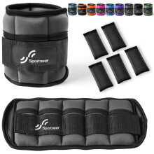 Sportneer Ankle Weights Adjustable Ankle Weights Set Wrist Strap 0.45kg - 2.25kg Each Ankle, 0.9kg - 4.5kg a Pair