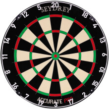 Dart Board Steel Dart Board Dartboard set with 6 pcs 20g Steel Tip Darts 12 Flights Rotating Number Ring + Staple-Free Bullseye Throwing Line Install