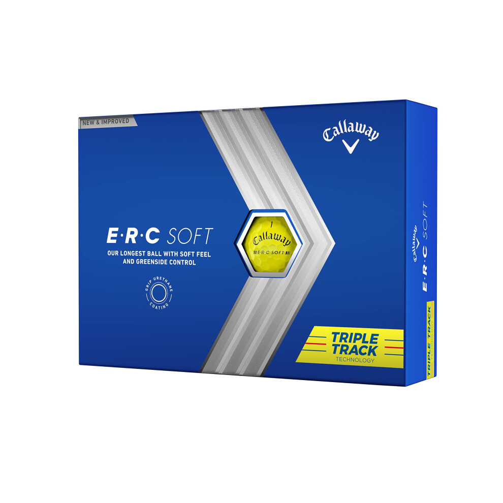 Callaway Golf ERC Soft Golf Ball 2023, Yellow