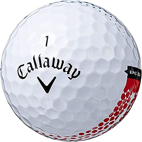Callaway Callaway Golf ERC Soft FADE Golf Ball 2023, White + Alignment Aid