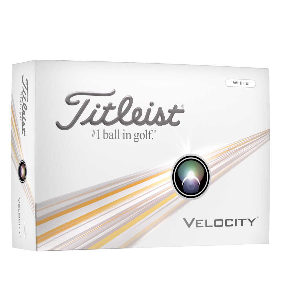 Titleist Velocity Golf Ball, White