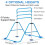 EVERYMILE Junior Gymnastics Kip Bar Set Adjustable Folding Horizontal Bar with Rings, Safe Triangular Base, 4 Height Options 2