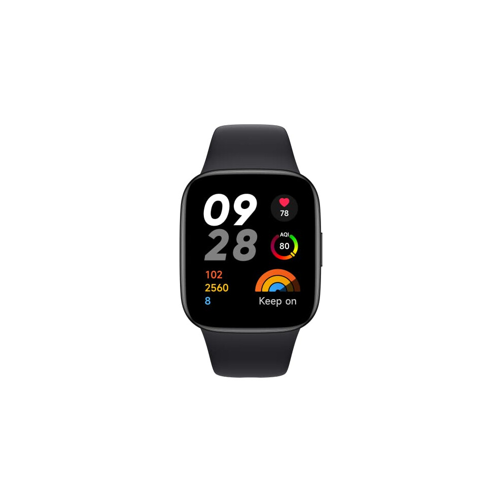 Xiaomi Redmi Watch 3 - Black (UK Version + 2 Years Warranty)