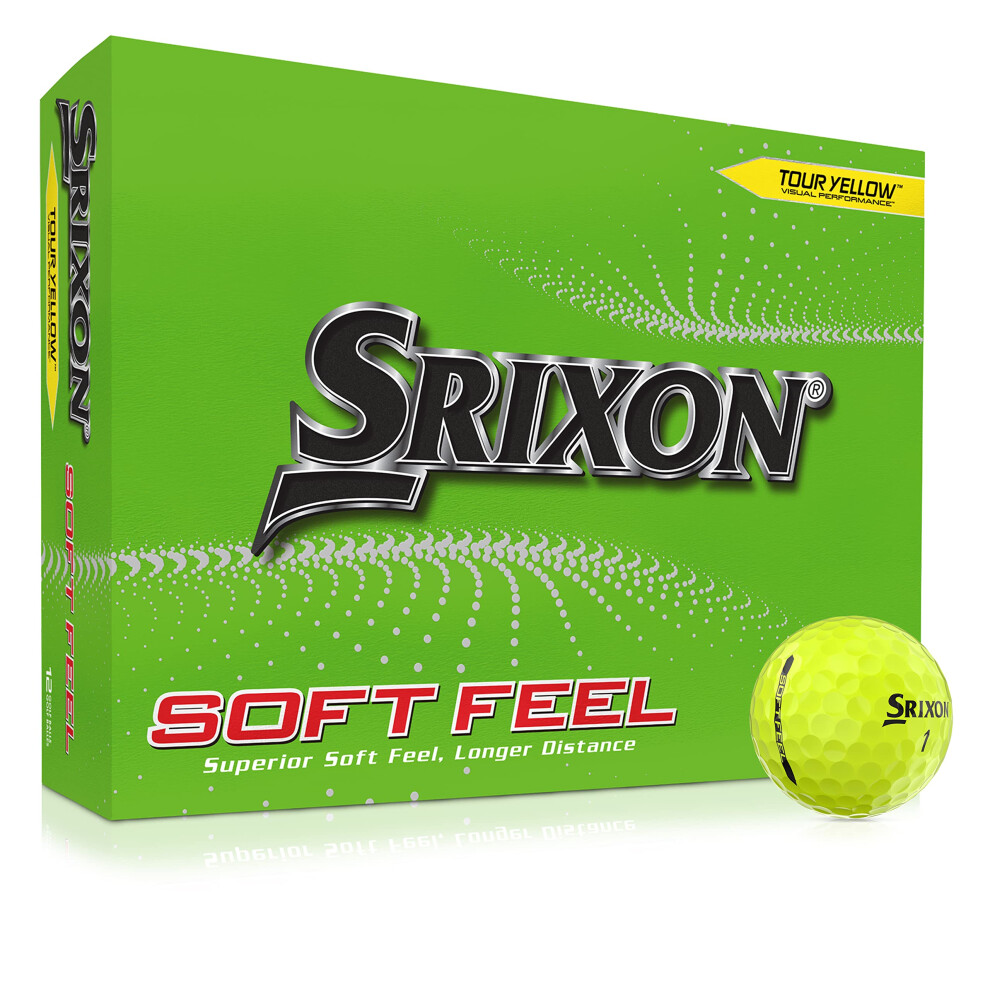 Srixon Soft Feel 13 - Dozen Golf Balls - Distance and Low Compression Golf Balls - Golf Gifts and Golf Accessories