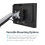 StarTech.com StarTech.com Thin Client Mount - Mini PC VESA Mount - Adjustable .7 to 2.8" - Under Desk Computer Mount - Mac Mini Monitor Mount (ACCSMNT), Black 3