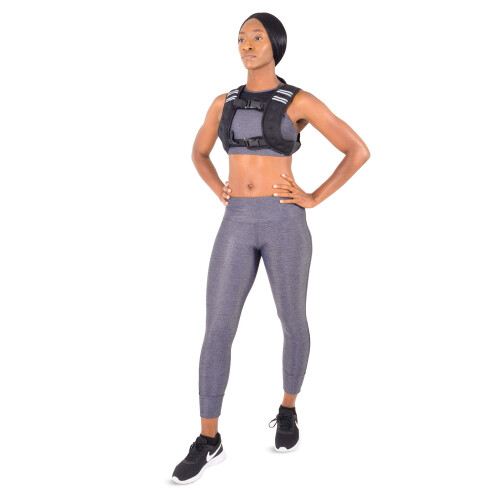 ProsourceFit Exercise Weighted Training Vest - 12lb, black 2