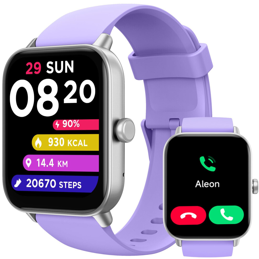Toobur Smart Watch For Women Alexa Built-In, Ip68 Waterproof Swimming, 1.8" Fitness Watch With Answer&Make Call/Heart Rate/Step Counter/Sleep 5051216753797