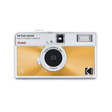 KODAK EKTAR H35N Half Frame Film Camera, 35mm, Reusable, Focus-Free, Bulb Function, Built-in Star Filter, Coated Improved Lens (Film & AAA Battery are