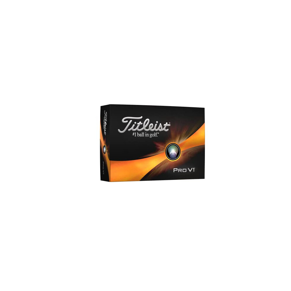 TITLEIST 2023 Pro V1 Golf Ball, White, Pack of 12