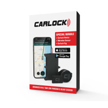CARLOCK Basic Anti Theft Car Device Security System - Wired Car GPS Tracker, Vibration Sensor, & Car TAG - Car Alarm System - Phone Apps & Instant