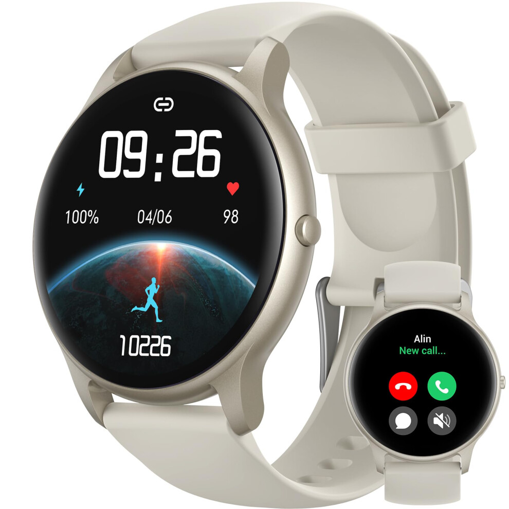 Parsonver Smart Watch(Answer/Make Calls), 1.32" Hd Fitness Watch For Men Women, 100+ Sport Modes Ip68 Waterproof, Activity Trackers For Android Ios 5051216755333