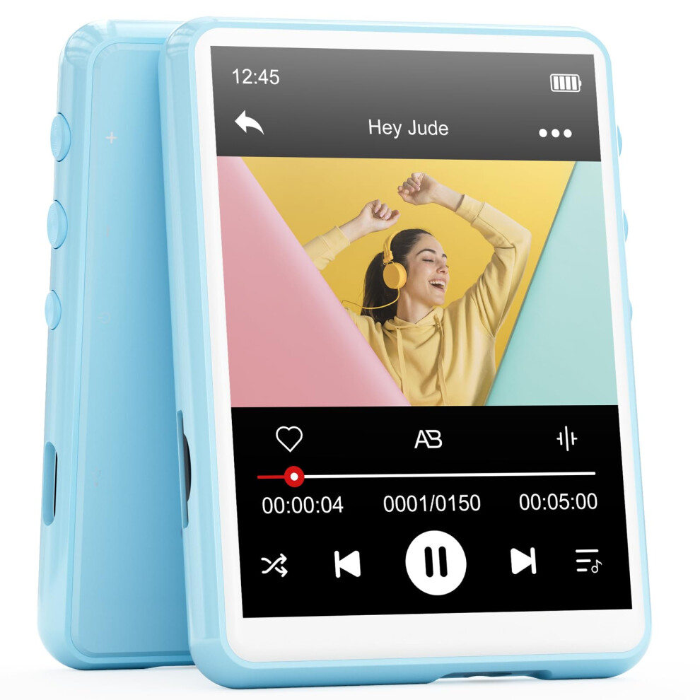 64Gb Mp3 Player With Bluetooth 5.3 - Mechen 2.4" Full Touch Screen?Portable Digital Hifi Lossless Sound Music Mp3 Mp4 Player With Speaker?Fm 5051216757115