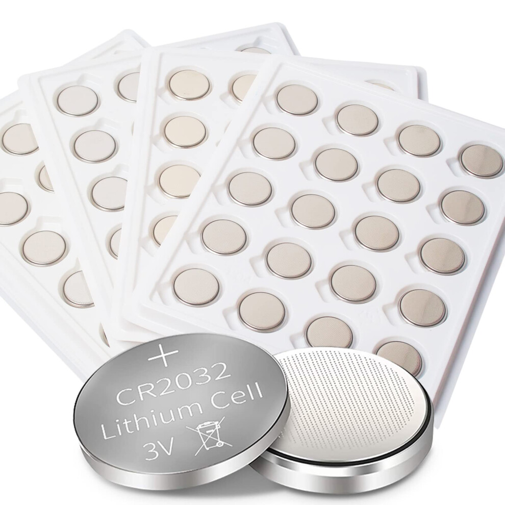 200 Pack Cr2032 Batteries Lithium Battery, 3V Button Gell Battery, Coin Battery, Cell Battery For Watches, Toys, Calculators 5051216757467