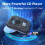 CD Player Portable with Speaker, 2023 MONODEAL Portable CD Player with Bluetooth, Built-in CD Burning Function, Rechargeable CD Player with Speakers, 3