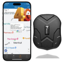 Winnes GPS Tracker Car without Subscription Magnetic Vehicle GPS Tracker 4G No Monthly Fee Long Life Wireless GPS Tracker Android iOS Car Tracker Big