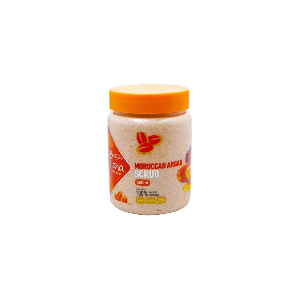 Herbal Moroccan Argan Body & Face Scrub For Deep Exfoliation, Hydration, and Radiant Glow - 500ml