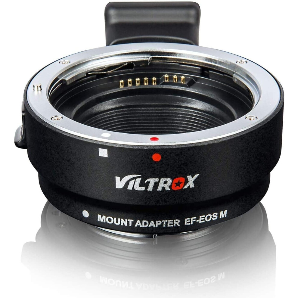 VILTROX EF-EOS M Lens Mount Adapter Auto Focus Converter Ring for EF/EF-S series Lens compatible with Canon EOS M Mount Cameras EOS M3 M5 M6 M10 M50