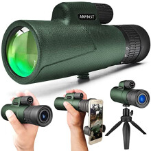 ARPBEST 25X50 Monocular Telescope High Power with Smartphone Holder & Tripod - FMC Lens & BAK4 Prism - High Definition Monocular for Adults with Zoom
