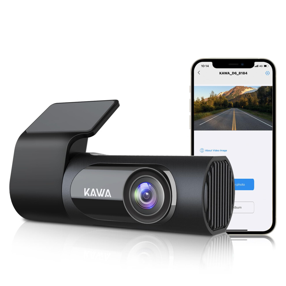 KAWA 2K Dash Cam Front, 1440P QHD Mini Car Camera Dash Cam - Voice Control, 360? Rotating Body, 145?Wide Angle Dashcam, WDR with Super Night Vision,-image-OPC-PF2NJQP-NEW