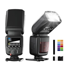 PHOTOOLEX Flash Speedlite for Canon Nikon Sony Panasonic Olympus Fujifilm Pentax Sigma Minolta Leica and Other SLR Digital SLR Film SLR Cameras and