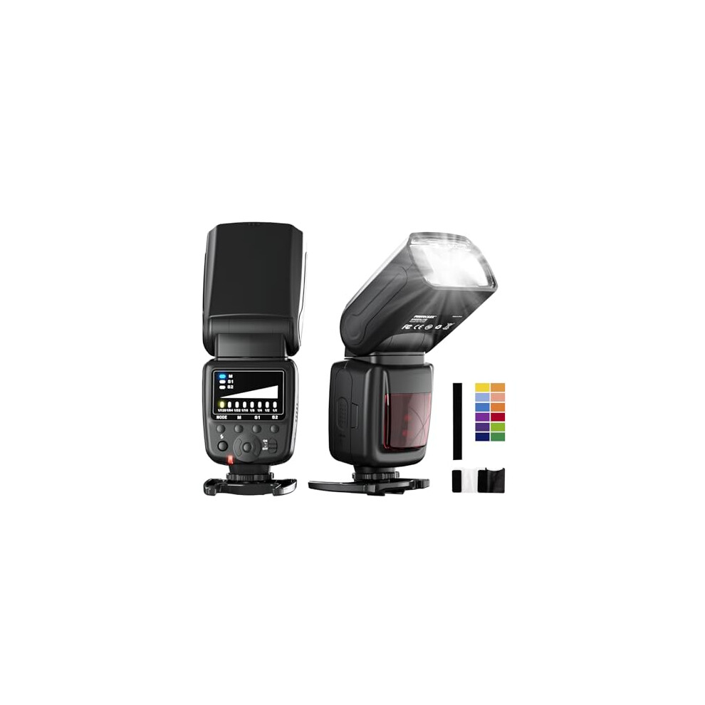 Photoolex Flash Speedlite For Canon Nikon Sony Panasonic Olympus Fujifilm Pentax Sigma Minolta Leica And Other Slr Digital Slr Film Slr Cameras And 5051216820284