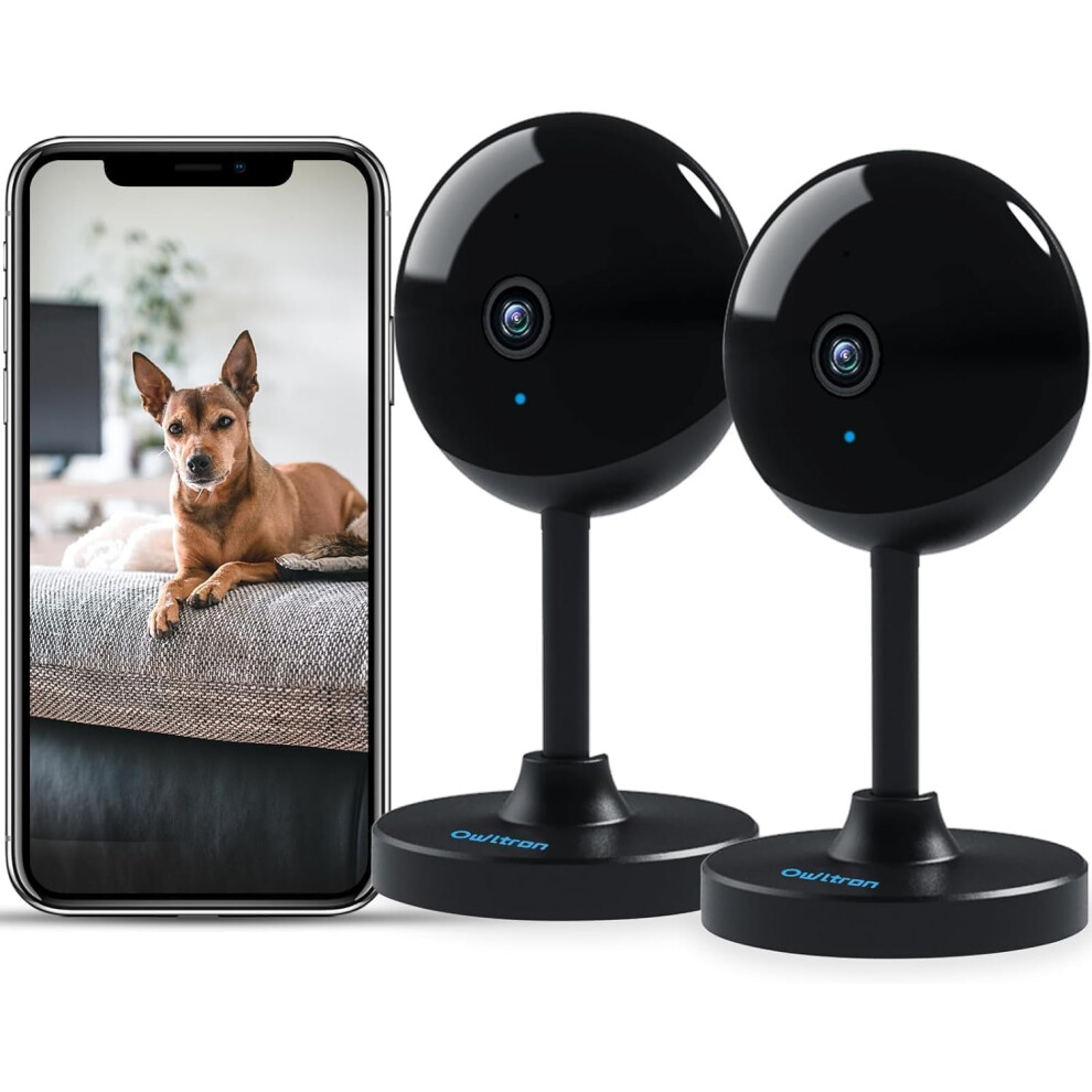 Owltron 2K Indoor Camera, Home Security Camera For Baby & Elder, Pet Camera With Motion Detection, Night Vision, 2-Way Talk Wifi Camera Wireless, Baby 5051216827153