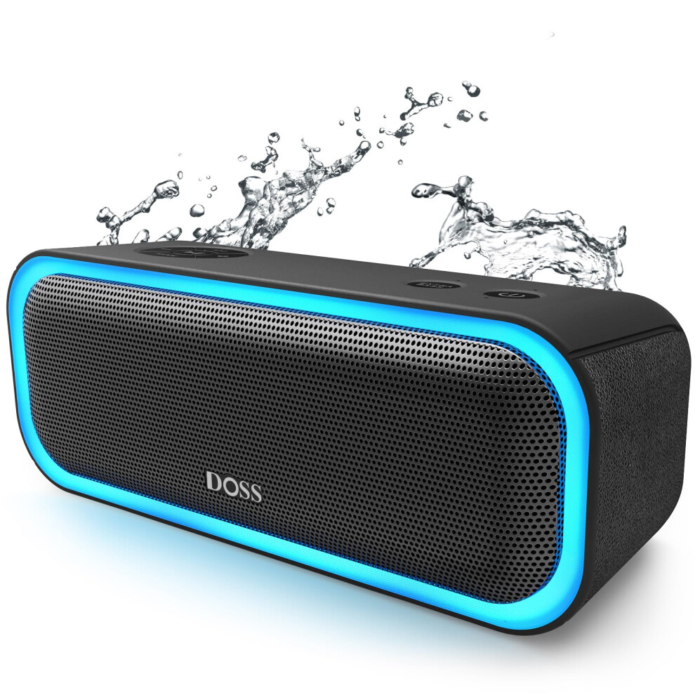 Doss Soundbox Pro Portable Wireless Bluetooth Speaker With 20W Stereo Sound, Extra Bass, Ipx6 Waterproof, Bluetooth 5.0, Tws Pairing, Multi-Colors 5051216828396