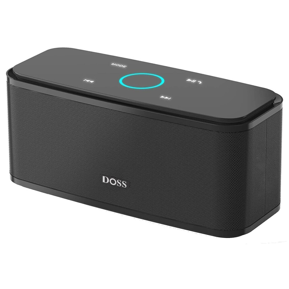 Doss Soundbox Touch Portable Wireless Speaker With 12W Hd Sound And Bass, Touch Control, Ipx5 Waterproof, 20H Playtime, Bluetooth 5.0, Handsfree, 5051216828877
