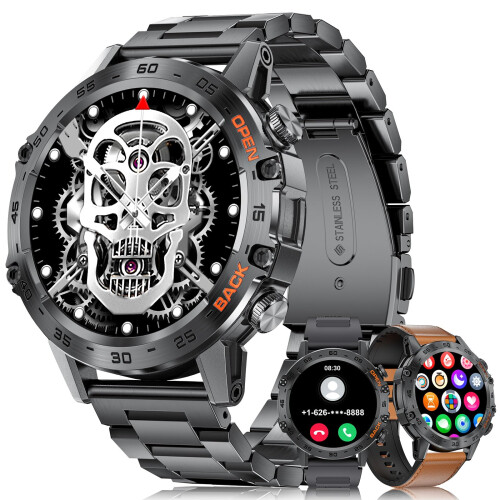 Men's smart watch compatible with ios and android hotsell