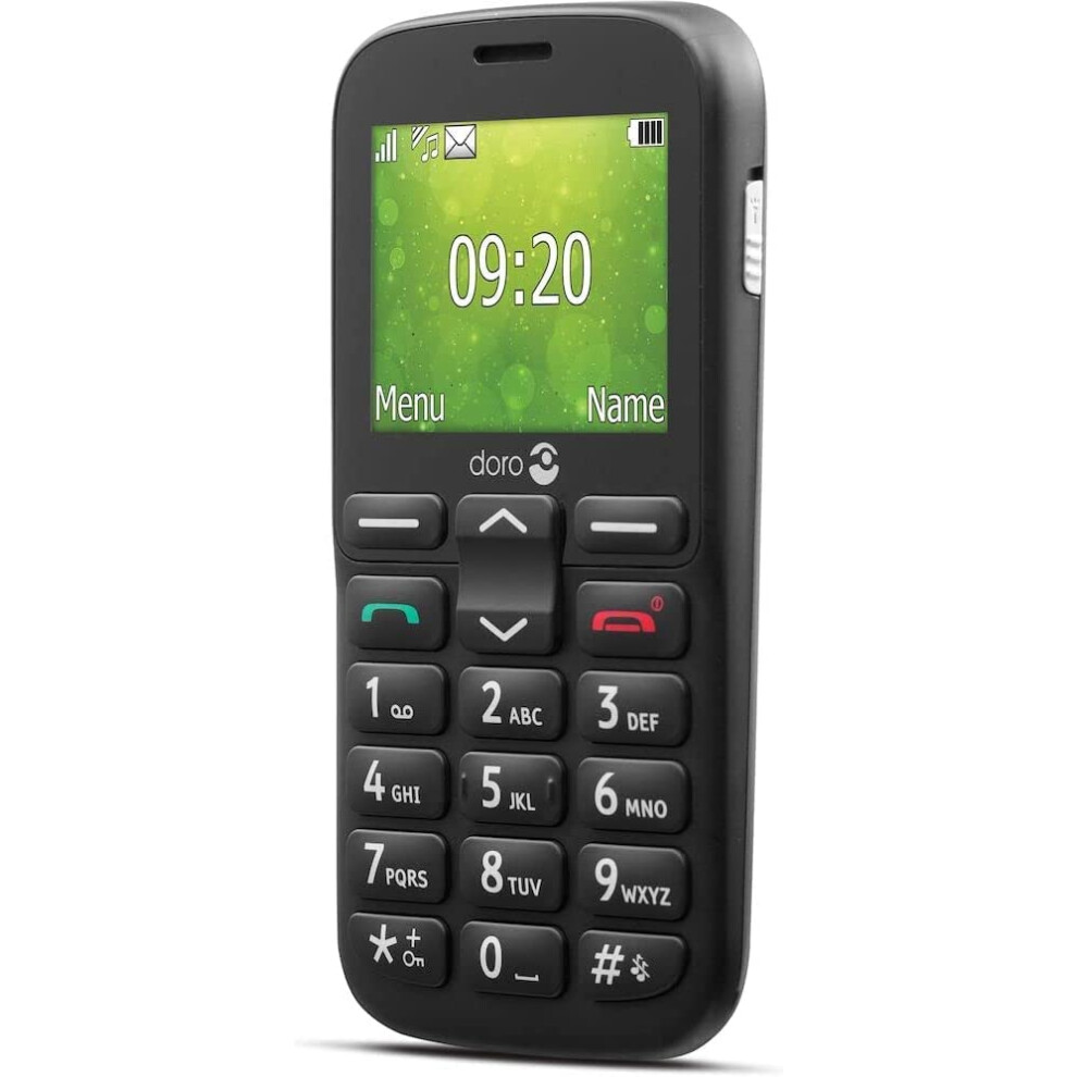 doro-1380-unlocked-2g-dual-sim-mobile-phone-for-seniors-with-2-4--display--camera-and-assistance-button--black---uk-and-irish-version---black