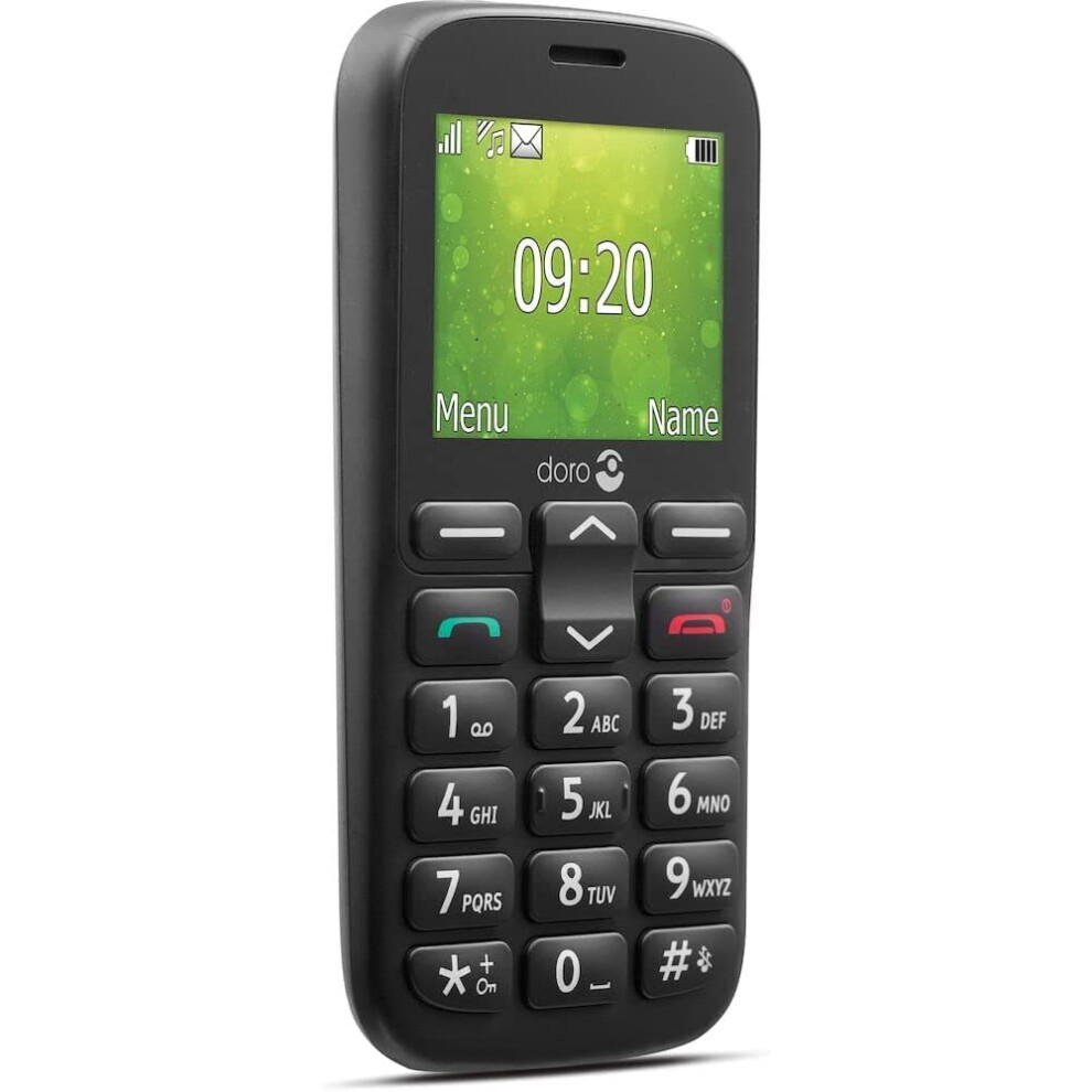 doro-1380-unlocked-2g-dual-sim-mobile-phone-for-seniors-with-2-4--display--camera-and-assistance-button--black---uk-and-irish-version---black