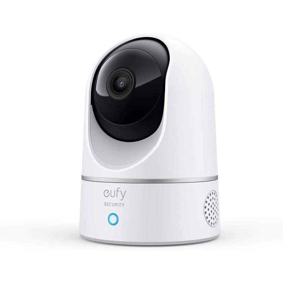 eufy Security Solo IndoorCam E220 (P24) 2K Pan&Tilt Home Security Camera Indoor Wi-Fi Plug-in Cam, Human & Pet AI, Voice Assistant Compatibility,