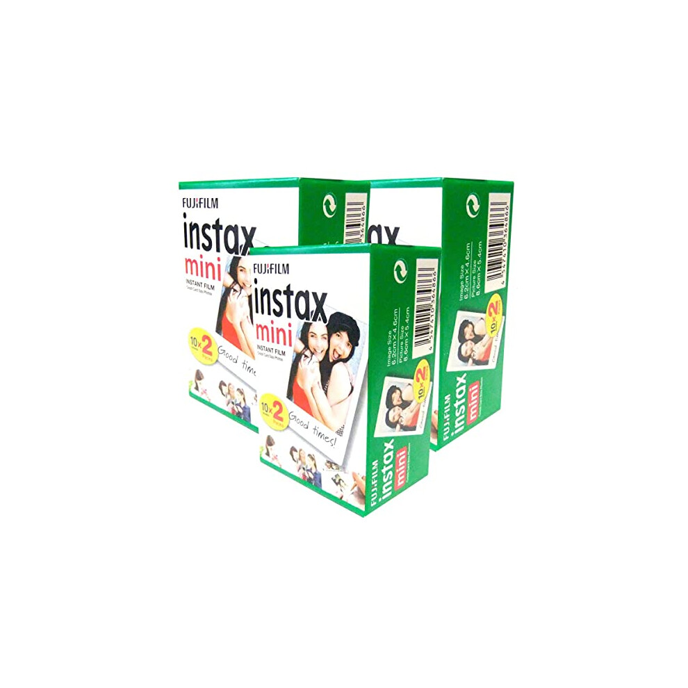 Instax Film Instant Colour Mini Film Bundle Pack (60 shots) Mini for 8 50s 25 7s 90 300.