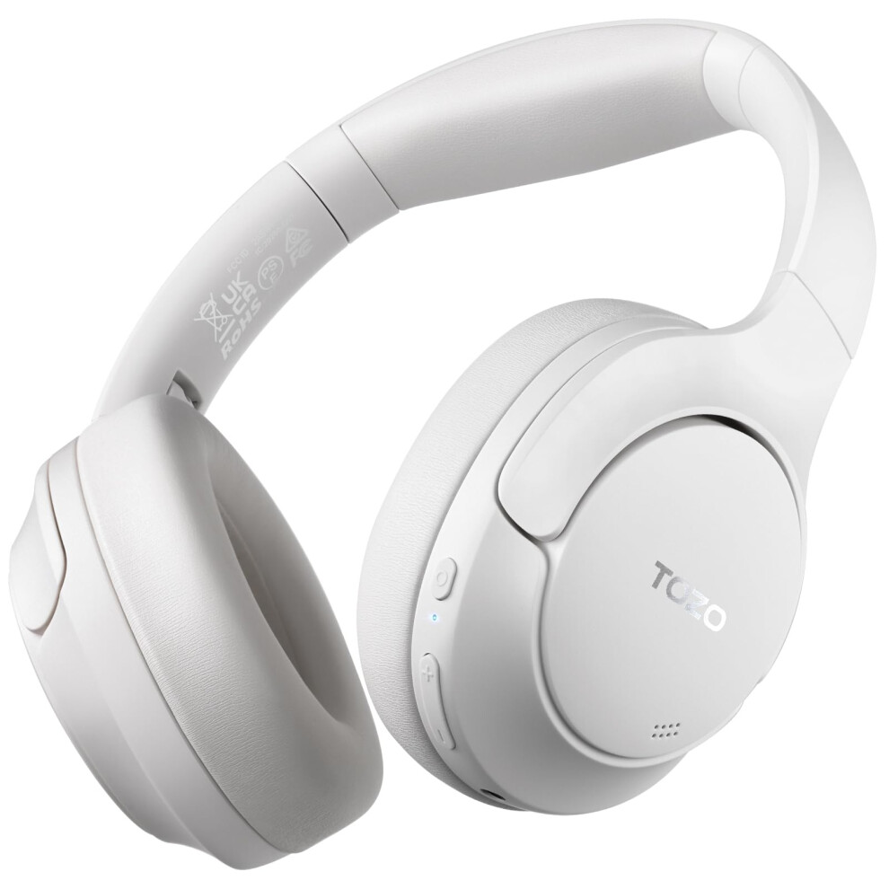 Tozo Ht2 Hybrid Active Noise Cancelling Wireless Headphones, 60H Playtime Lossless Audio Over Ear Bluetooth Headphones, Hi-Res Audio Deep Bass 5051216841999