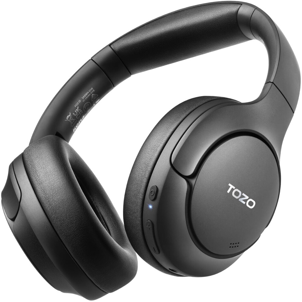 Tozo Ht2 Hybrid Active Noise Cancelling Wireless Headphones, 60H Playtime Lossless Audio Over Ear Bluetooth Headphones, Hi-Res Audio Deep Bass 5051216844822
