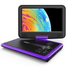 ieGeek 11.5" Portable DVD Player with SD Card/USB Port, 5 Hour Rechargeable Battery, 9.5" Eye-protective Screen, Support AV-IN/OUT, All Region, Purple